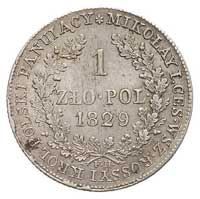 1 złoty 1829, Warszawa, Plage 72, Bitkin 998