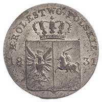 10 groszy 1831, Warszawa, łapy Orła proste i duże litery K G, Plage 277, patyna