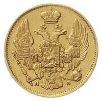 3 ruble = 20 złotych 1838, Petersburg, Plage 307, Bitkin 1079, Fr. 111, złoto 3.94 g