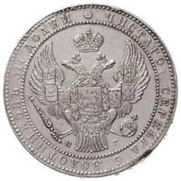 1 1/2 rubla = 10 złotych 1835, Petersburg, Plage 323, Bitkin 1087, uszkodzony nieco rant