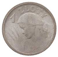 1 złoty 1924, Paryż, Parchimowicz 107 a, ładnie zachowana moneta z delikatną patyną