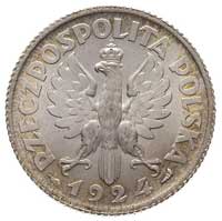 1 złoty 1924, Paryż, Parchimowicz 107 a, ładnie 