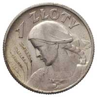 1 złoty 1925, Londyn, Parchimowicz 107 b, gabinetowy stan, piękna patyna