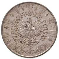 zestaw monet srebrnych: 10 złotych 1932, Anglia, Głowa Kobiety, 10 złotych 1933, Warszawa, Jan III..