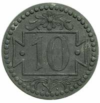 10 fenigów 1920, Gdańsk, mała cyfra 10, Parchimowicz 51, ciemna patyna