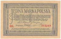 1 marka polska 17.05.1919, seria I BL, Miłczak 19b, Lucow 325
