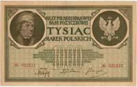 1.000 marek polskich 17.05.1919 bez oznaczenia serii, numeracja dwukrotna sześciocyfrowa, Miłczak ..