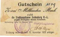 Zawidów (Seidenberg), 2 miliardy marek 25.10.1923, Keller 4745.b