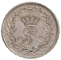 medal autorstwa Holzhaeussera EQUITI DEXTERO 1775, Aw: Monogram królewski w wieńcu oliwnym, Rw: Ko..
