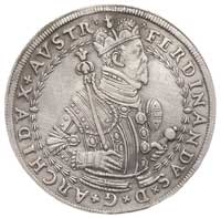 arcyksiążę Ferdynand 1564-1595, 1/2 talara bez daty, Hall, Moser-Tursky 245, drobne rysy w tle