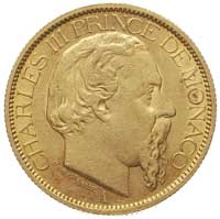 Karol III 1856-1889, 100 franków 1886 / A, Paryż, Fr. 11, złoto 32.23 g