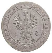 ort 1675, Królewiec, data cyframi rzymskimi, Neumann 11.117 a, Schr. 1633
