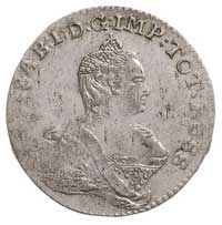 6 groszy 1761, Królewiec, Aw: Popiersie w prawo 