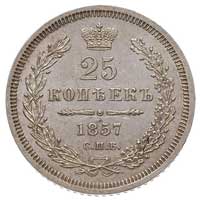 25 kopiejek 1857, Petersburg, Bitkin 55, ładny e
