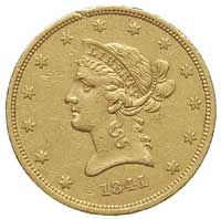 10 dolarów 1841, Filadelfia, Fr. 155, złoto 16.65 g