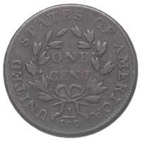 1 cent 1800, Filadelfia, Yeoman str. 82, ciemna patyna