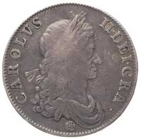 Karol II 1660-1685, korona 1662, Seaby 3350, pat