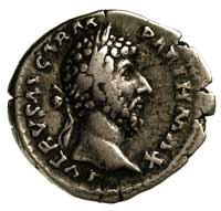 Luciusz Verus 161-169, denar, Aw: Popiersie cesa