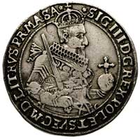 talar 1630, Toruń, odmiana z literami H-L po boku herbu miasta, 28.52 g, Dav. 4371, T. 18, lekko p..