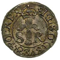 1/2 ore 1597, Sztokholm, Ahlström 22 a, ładnie zachowany egzemplarz z ciemną patyna