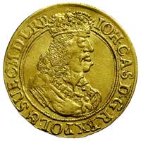 dukat 1660, Gdańsk, H-Cz. 9816 R2, Fr. 24, T. 14, Kaleniecki s. 395, złoto 3.52 g