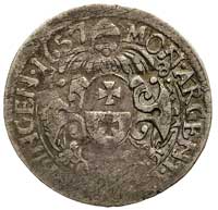 ort 1657, Elbląg, moneta okupacyjna - popiersie 