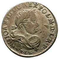 ort 1684, Bydgoszcz, T. 2, moneta wybita lekko uszkodzonym stemplem