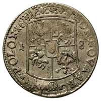 ort 1684, Bydgoszcz, T. 2, moneta wybita lekko u