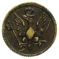 odważnik dukata 1791, Plage 480, brąz 3.43 g, patyna