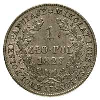 1 złoty 1827, Warszawa, Plage 70, Bitkin 996, ła