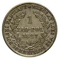 1 złoty 1827, Warszawa, Plage 70, Bitkin 996