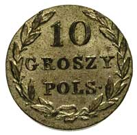 10 groszy 1830, Warszawa, litery K - G pod orłem, Plage 92, Bitkin 1011, delikatna patyna