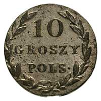 10 groszy 1831, Warszawa, Plage 93, Bitkin 1012, rzadkie