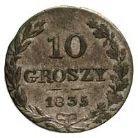 10 groszy 1835, Warszawa, Plage 97, Bitkin 1175