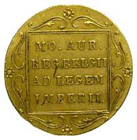 dukat 1831, Warszawa, odmiana z kropką przed pochodnią, Plage 269, Fr. 114, złoto 3.48 g, drobna r..