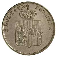 2 złote 1831, Warszawa, Plage 273, na rewersie minimalnie justowane