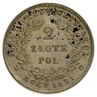 2 złote 1831, Warszawa, Plage 273, na rewersie m