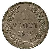 1 złoty 1835, Wiedeń, Plage 294, piękny egzemplarz