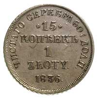 15 kopiejek = 1 złoty 1836, Petersburg, Plage 40
