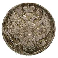 15 kopiejek = 1 złoty 1839, Warszawa, Plage 412, Bitkin 1172, delikatna patyna