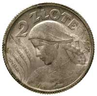 2 złote 1924, Paryż, pochodnia po dacie, Parchimowicz 109 a, na rewersie niewielka rysa
