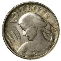 2 złote 1925, Londyn, kropka po dacie, Parchimowicz 109 d, wyśmienity egzemplarz z delikatną patyną