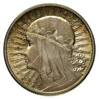 2 złote 1934, Warszawa, Głowa Kobiety, Parchimowicz 110 c, wyśmienicie zachowane, złocista patyna