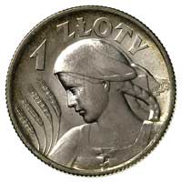 1 złoty 1925, Londyn, Parchimowicz 107 b, wyśmienicie zachowane