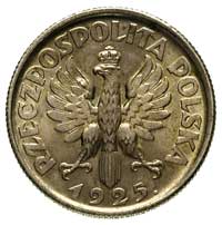 1 złoty 1925, Londyn, Parchimowicz 107 b, delikatna patyna