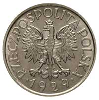 1 złoty 1929, Warszawa, Parchimowicz 108, bardzo ładny egzemplarz, niezmiernie rzadki w tym stanie