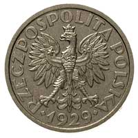 1 złoty 1929, Nominał w wieńcu, bez napisu PRÓBA