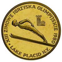 2.000 złotych 1980, Warszawa, Zimowe Igrzyska Olimpijskie Lake Placid, złoto 8.06 g, Parchimowicz ..