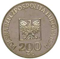 200 złotych 1974, Warszawa, XXX LAT PRL, Parchimowicz 304 b, nakład nieznany, stempel lustrzany