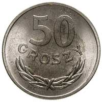 50 groszy 1957, Warszawa, Parchimowicz 210 a, wyszukany piękny egzemplarz